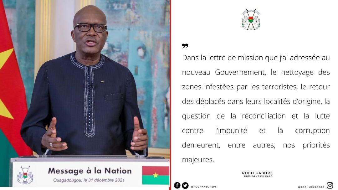 rochkaborepf's tweet photo. Nos priorités majeures en 2022.
#BurkinaFaso
#Message31dec https://t.co/qXcx6UeTnl