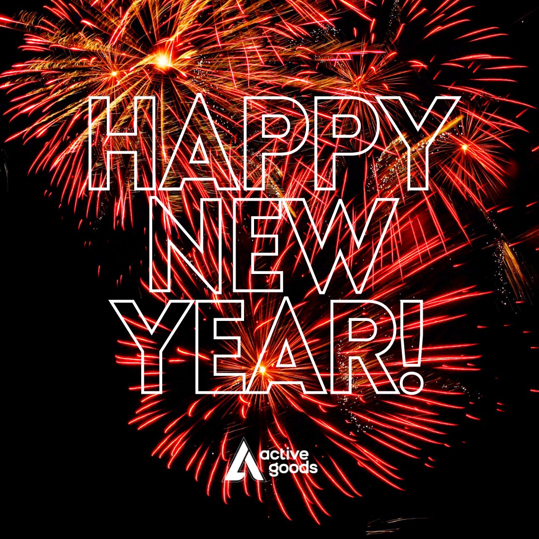 ActiveGoodsInc's tweet photo. Wishing everyone a happy, healthy new year in 2022! https://t.co/UqrjqeWxxC
