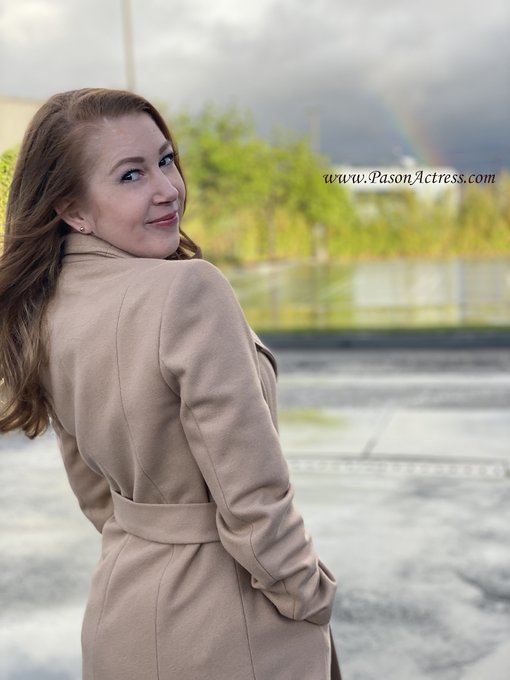 After #rain #Rainbow! They never get old. #Pason #PasonActress #RedheadActress #Actress https://t.co