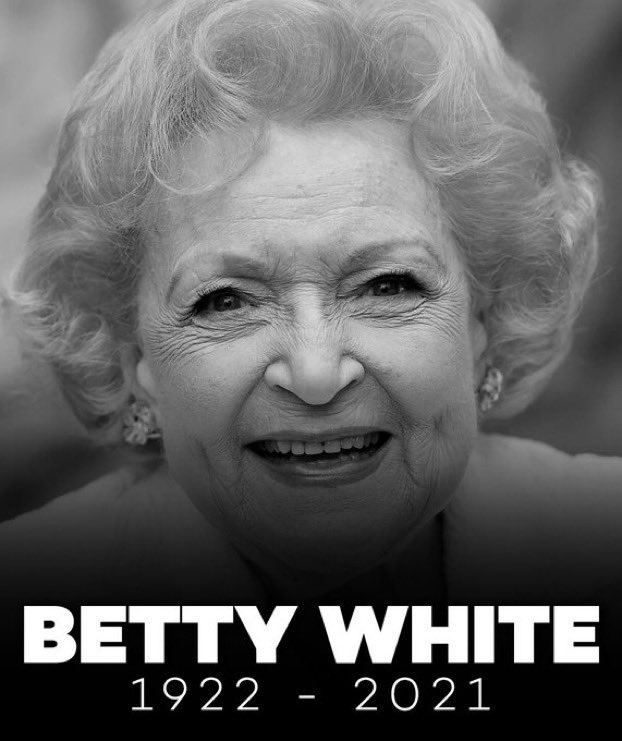 EliWheeler05's tweet photo. Rest in piece miss Betty white the last golden girl😭😭😭. Atleast they are all togather again. Thank you for being a friend. #bettywhite #GoldenGirls https://t.co/imHfOVZ2KO