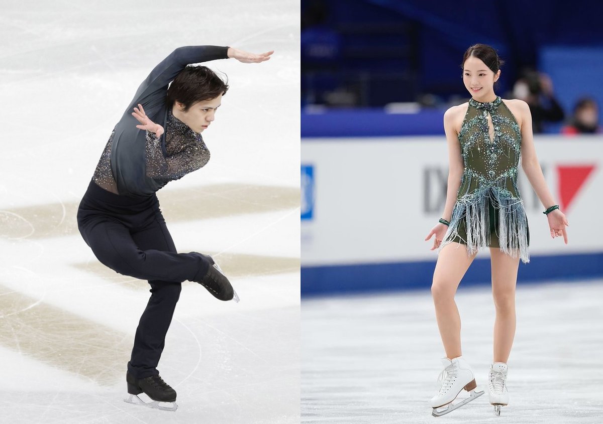 unleashthegeek's tweet photo. Sankei Sports reports that figure skaters Uno Shoma (24) and Honda Marin (20) have been dating for about 3 years. They first met at the Asian Open Figure Skating Trophy in 2014. https://t.co/IU9iOwfuSI