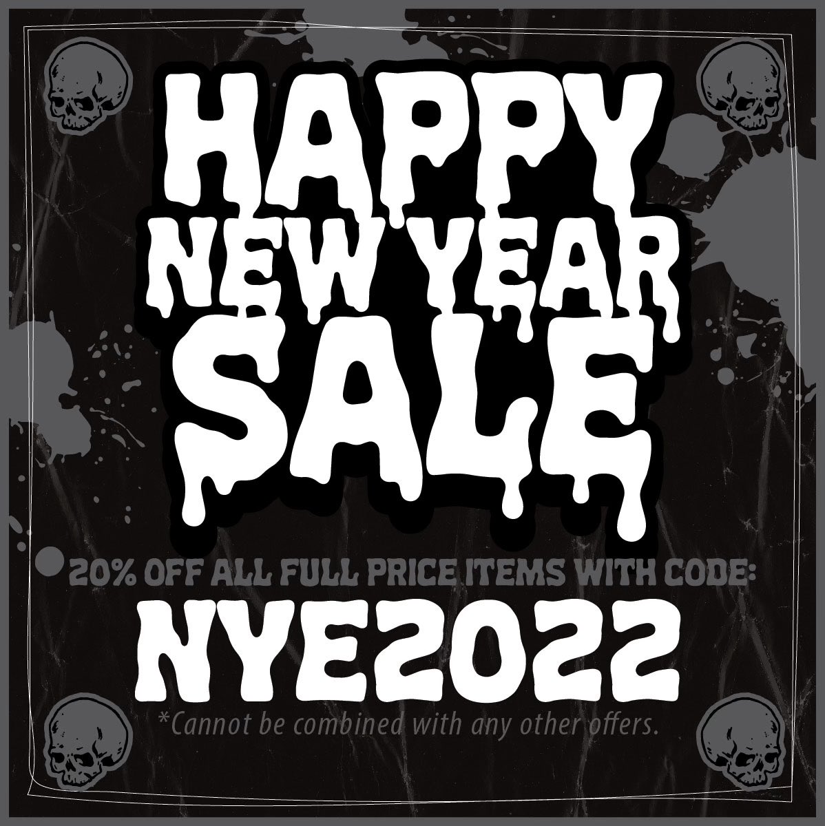 RockRebelBrand's tweet photo. New Year Sale starts Now! Use code NYE2022 for 20% off all full price items. Happy New Year! 🎊
#happynewyear #NewYearsEve https://t.co/uX9arX7LYZ