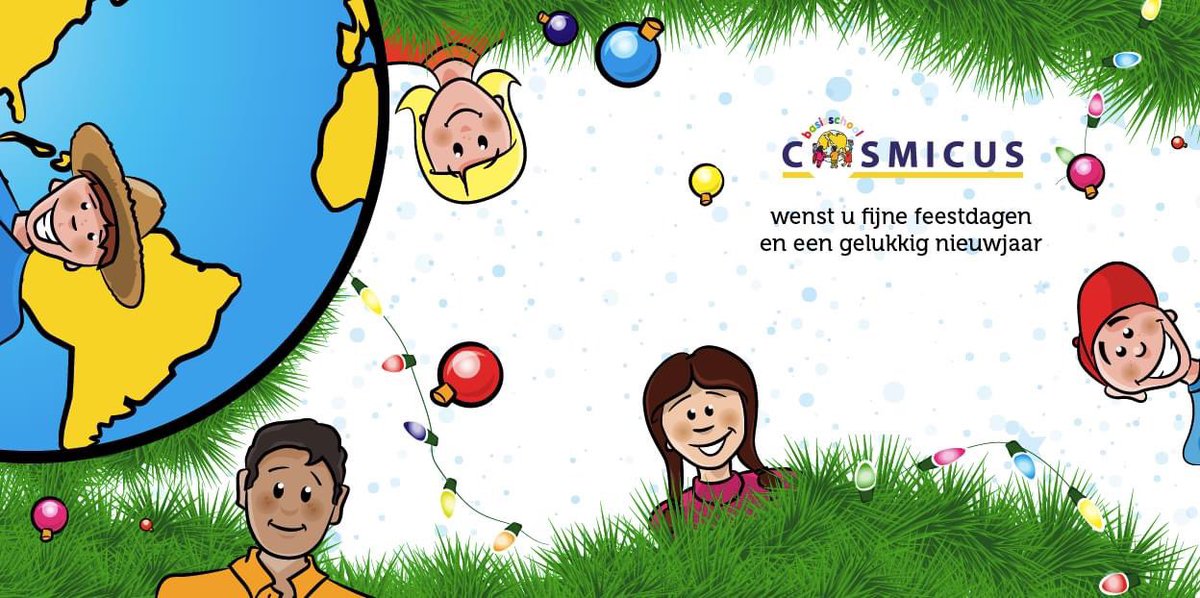 Basisschool Cosmicus wenst iedereen een gelukkig en bovenal een gezond nieuwjaar 2022!