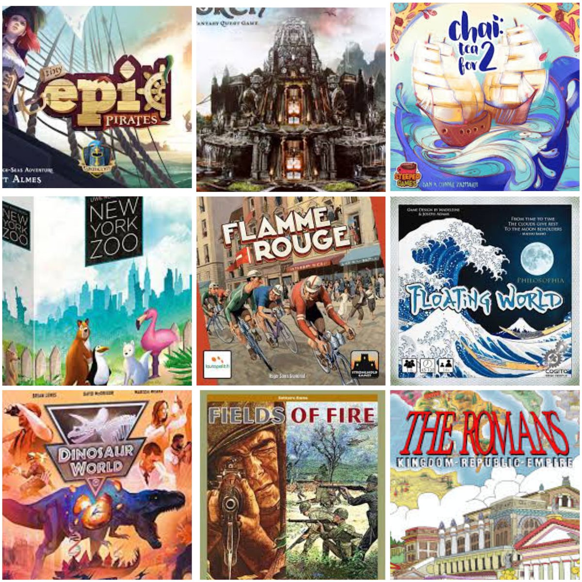 My top 15 most played games of 2021 (part 1);
@Ninjadorg <a href="/steepedgames/">Steeped Games</a> <a href="/gmtgames/">GMT Games</a> <a href="/Gamelyn_Games/">Gamelyn Games</a> <a href="/ragnarbrothers/">Gary Dicken</a> @Cogito_games <a href="/Pandasaurusgame/">Pandasaurus Games</a> <a href="/Lautapelitfi/">Lautapelit.fi</a> <a href="/Capstone_Games/">Capstone Games</a>