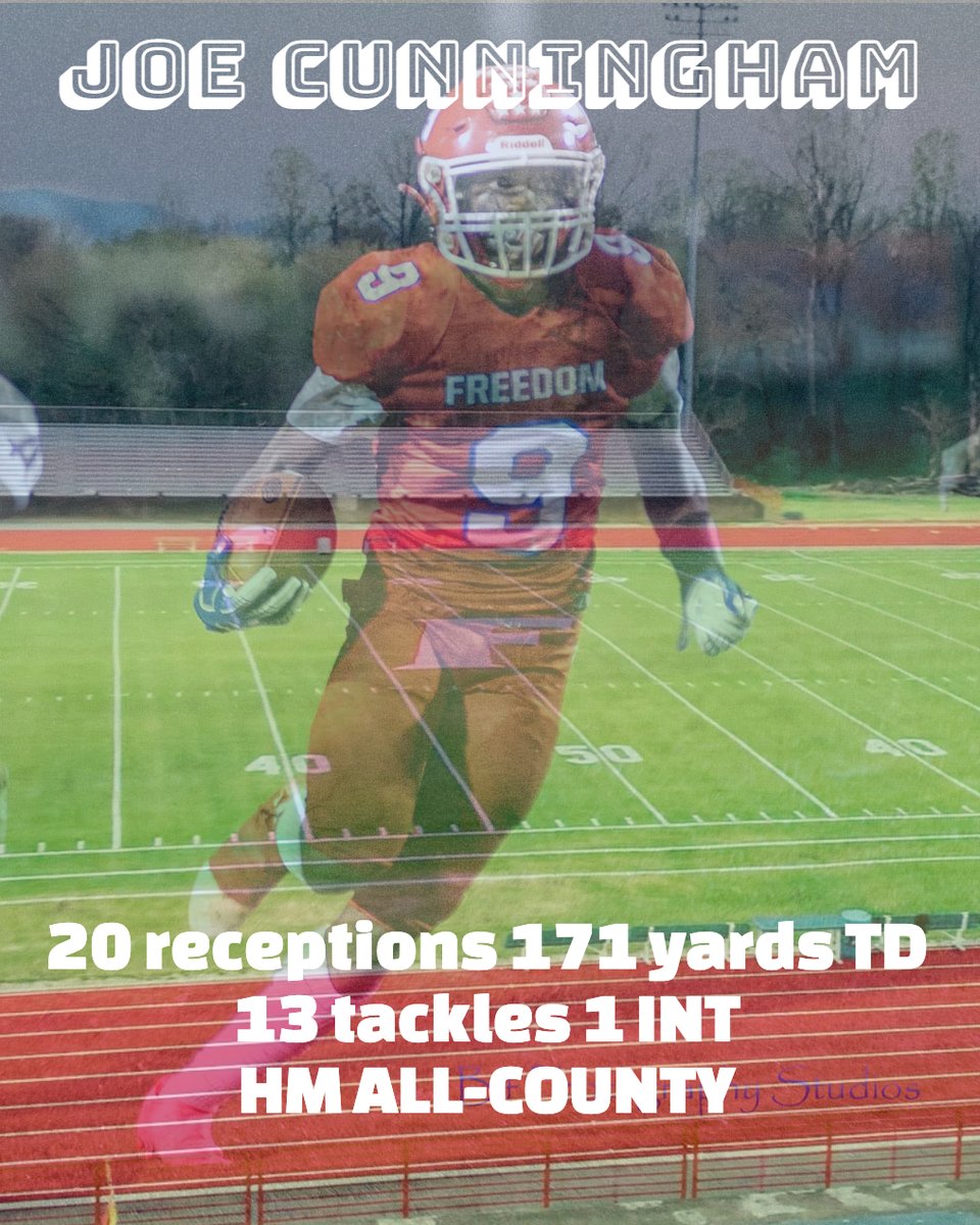 Freedomfball's tweet image. Joe Cunningham. Class of 2022. WR/LB/SS. @joe50109178