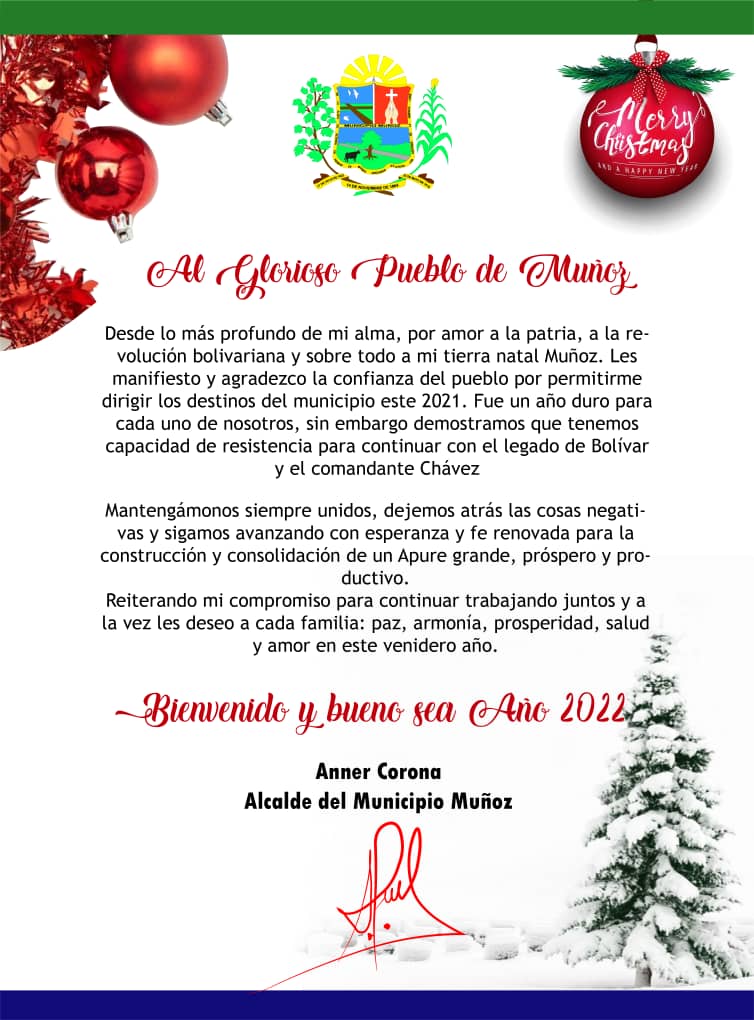 Lluvia de bendiciones para todos y feliz año nuevo 🇻🇪