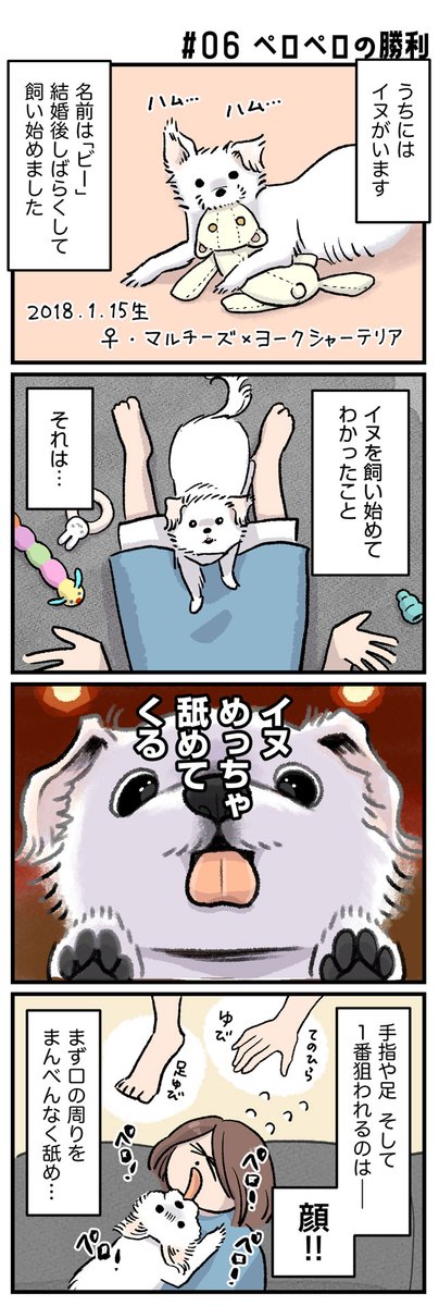 イッヌ、飼い主をペロペロしすぎ問題を描きました🐶
みんなのおうちのワンちゃんはどお?😂✨ (1/2) 