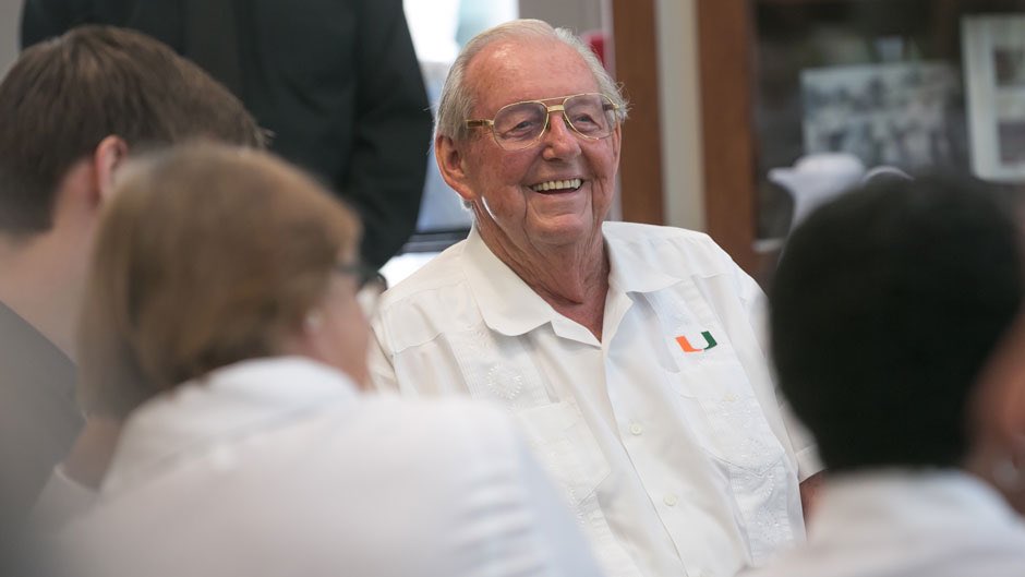 univmiami's tweet photo. We remember William R. Butler, the University’s first vice president for student affairs, who passed away this week. He served the University for more than three decades and was known for his dedication to students. https://t.co/o3x5zeX8gF https://t.co/s2DoX0o7i2