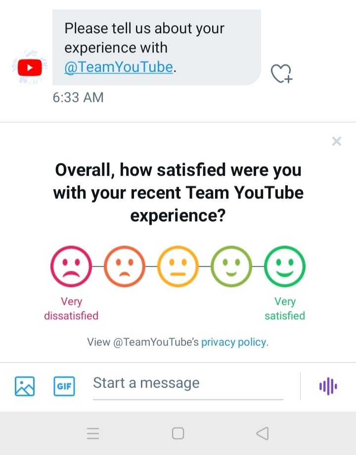 Triloki27567501's tweet photo. @TeamYouTube Sir I have clicked on Very Satisfied your message. But sir still this action is not allowed is coming. Please sir give me my channel once. I am very sad since my channel has ended suddenly. my whole family depends on me
Please Sir 🙏🏻 https://t.co/GBmdXbHPYg