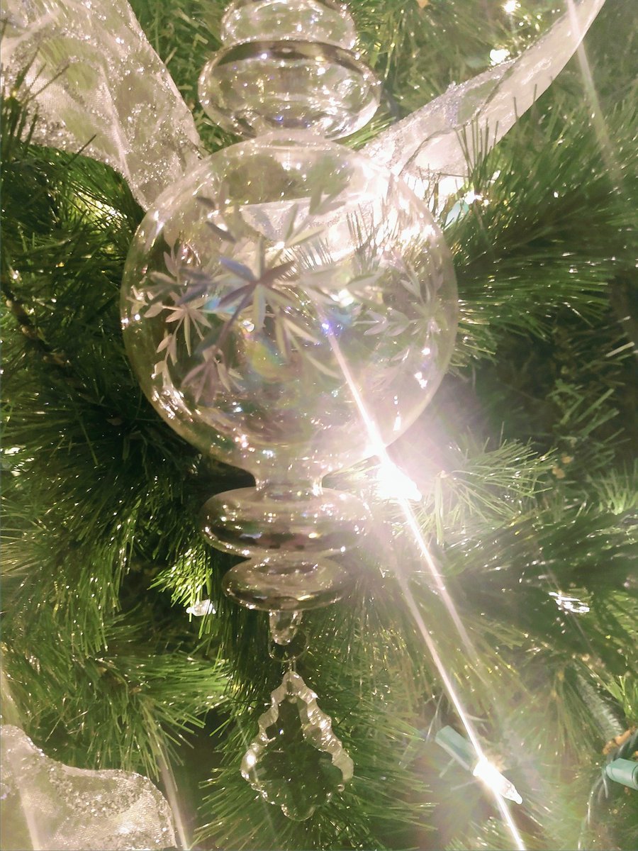 Be_U_Nique00's tweet photo. My sister's tree is just gorgeous with 98% glass ornaments. The pictures do it no justice. @Abrightchef   @1brightdad  #Christmas2021 #christmastree #beauty #ChristmasAtHome #Christmas https://t.co/C7ZEaM6yNs