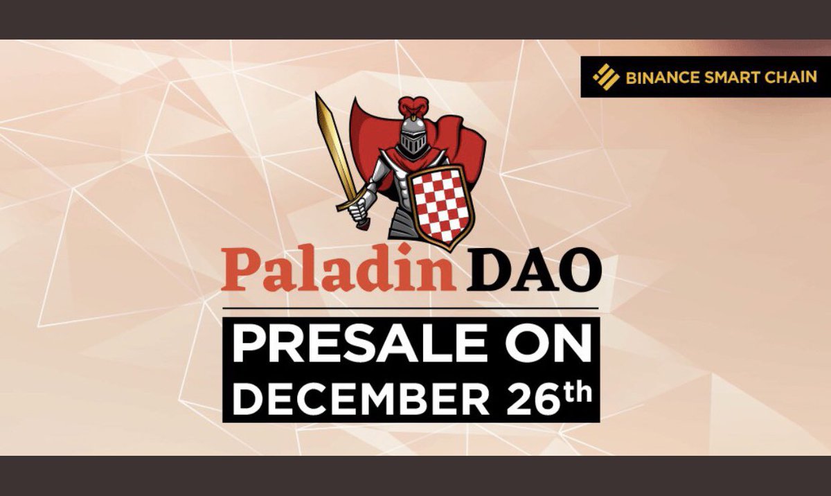 MortoDegen's tweet photo. Ask me about the Fastest Growing DAO on Binance Smart chain. @DaoPaladin Here’s How The #’s Stack Up.

In Just 10 days we have…

5000 Members in Discord😎
1000 Followers on Twitter⚔️
465/700 Presale Whitelist🛡

No Guts, No Glory. We Are Paladin!#Airdrop #BNB #DeFi #PaladinDAO https://t.co/CuBYkbEUw5