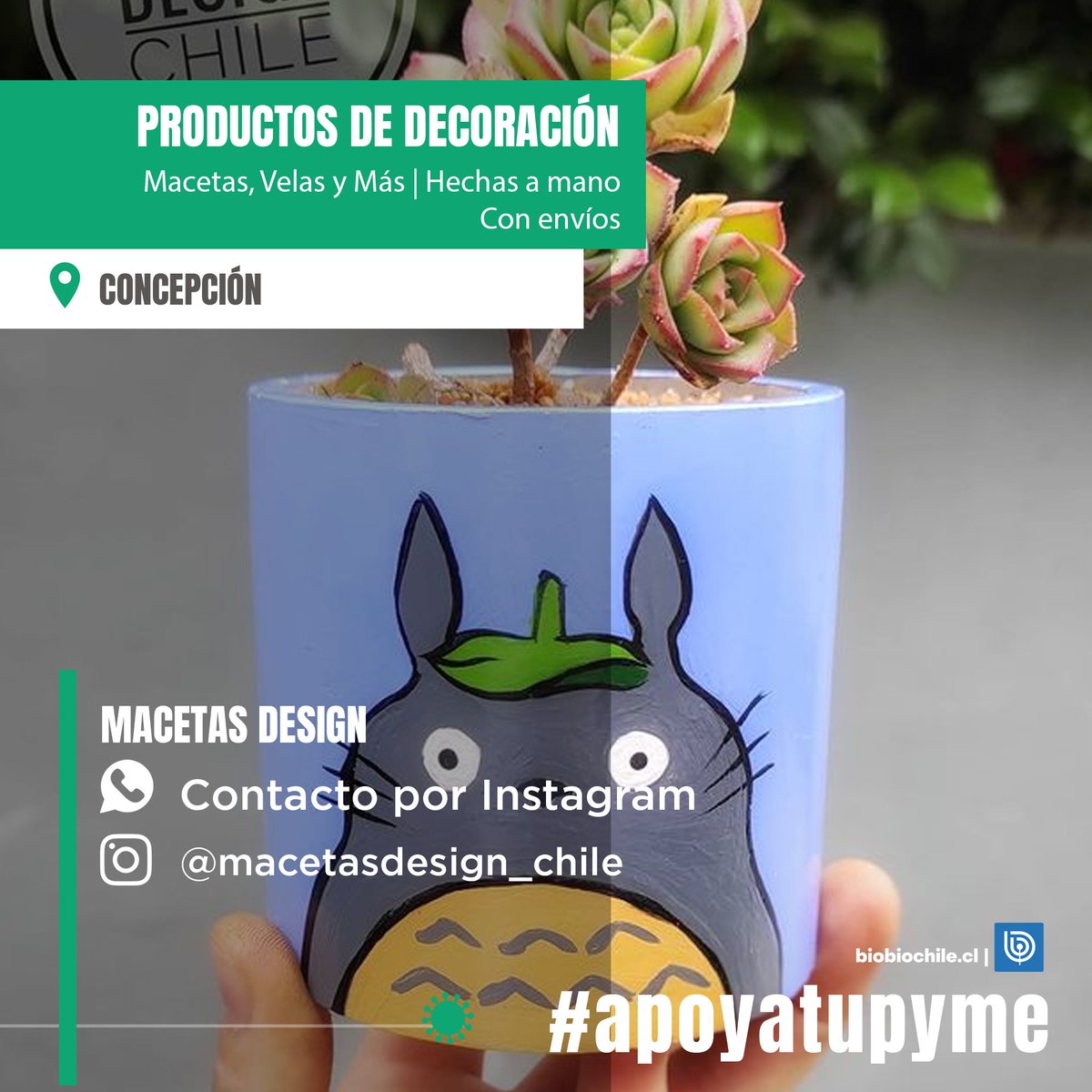 biobio's tweet photo. #PymeChallenge ¿tienes una pyme o conoces a alguien que la tenga? Compártela con nosotros por IG para poder ayudarlos y juntos apoyemos a los microempresarios 💪
Por la gran cantidad de mensajes que recibimos no nos es posible responderles, pero leemos todas sus solicitudes. https://t.co/k7zYFGVm8e