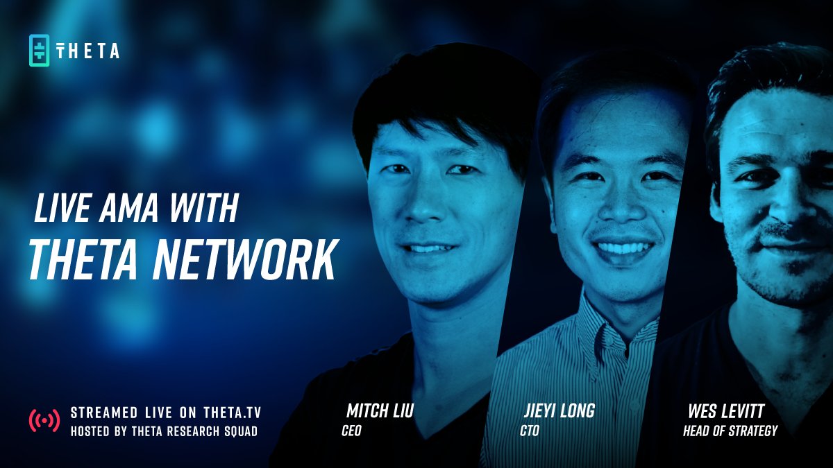 THETAtv's tweet photo. Miss the @Theta_Network AMA with @mitchliu @jieyilong @wes_levitt hosted by @thresh_theta?

No problem... watch it here!

https://t.co/2sN8tvshGz https://t.co/pO2IvKCeBC