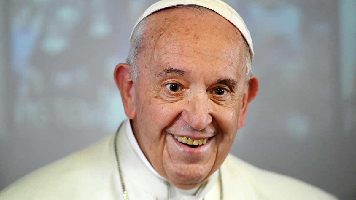 TheOnion's tweet photo. Pope Maintains Divine Buzz By Microdosing Eucharist Throughout Day https://t.co/7qL17V06tH https://t.co/VbyBDO23sO