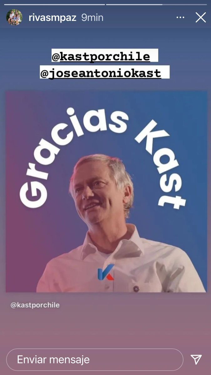 carreragonzalo's tweet photo. Muchas gracias @joseantoniokast . Te la jugaste con todo y asumiste la derrota como un patriota, demócrata y con la nobleza que te caracteriza. https://t.co/6Mq0WVsUDY