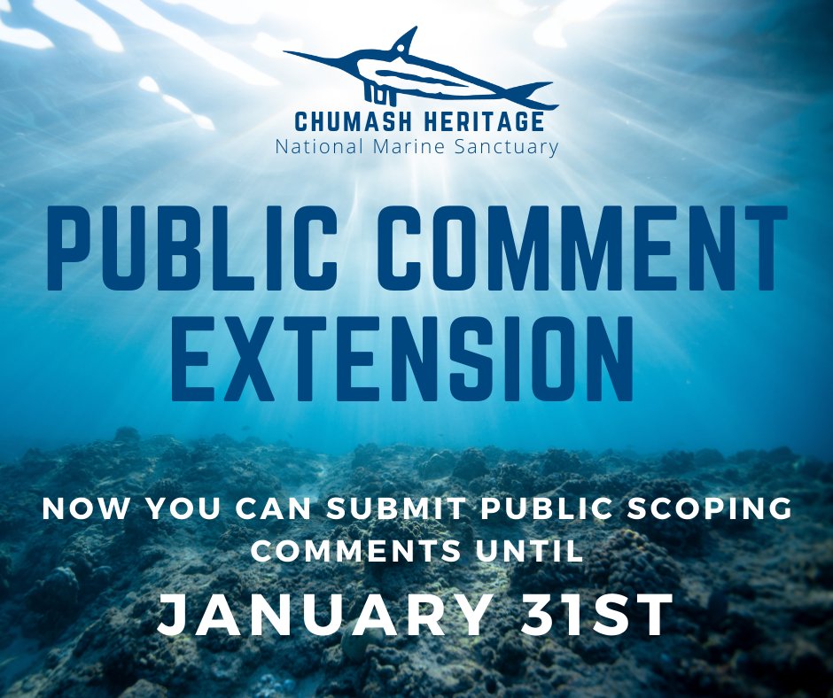 CHNMSanctuary's tweet photo. @NOAA @sanctuaries Extended the deadline for submitting Public Scoping Comments to January 31st, 2022 
Submit your comment today!
Visit our resource guide for how to add your voice: https://t.co/KOAFY7dqUe https://t.co/wZjNhcbTRu