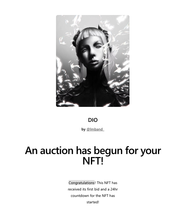 LMBand_'s tweet photo. OMFG, thank you so much @UnknownCo123 for bidding on DIO at @withFND! It means a lot. 
Always supporting the community! https://t.co/KuQD1R9hO7