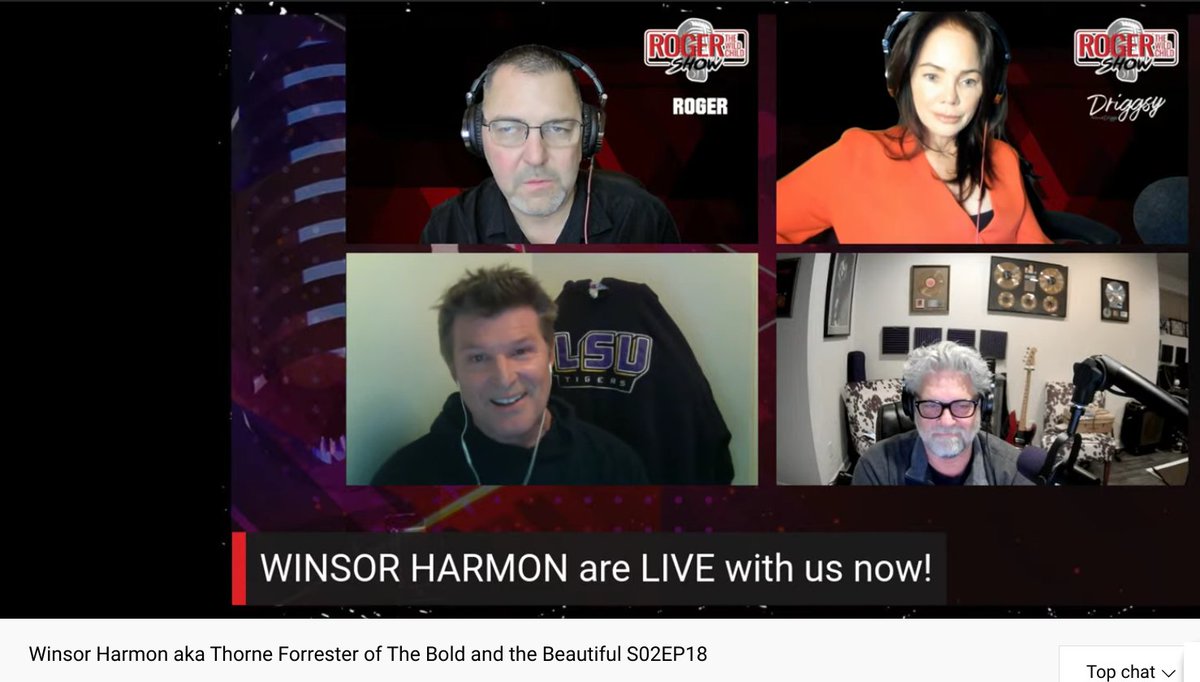 JOIN ME #LIVE #NOW on the <a href="/rtwcshow/">Roger The Wild Child Show: Nashville</a> talking #Playgirl, #BettyWhite, #TheBoldAndTheBeautiful, #TV, #Movies, <a href="/SarogetoTheFilm/">#SarogetoTheFilm</a>, #tattoos, #JohnnyLaw, #friends #acting in #Sarogeto and more:  streamyard.com/gdihxxe3xy 
with #Playboy #Playmate @deborahdriggs <a href="/ScheffDarin/">Darin Scheff</a> <a href="/frankiemacd/">Frankie MacDonald</a>