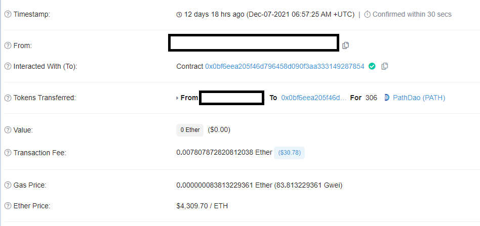 KyleNulljr's tweet photo. @PathDAO how do I see the extra tokens? or when will we see them. I did copperlaunch dec 7th etc. it was less than 200 usdc https://t.co/VL5os5D9kZ