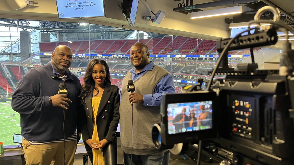 Emmanuel Glaze (@eglazeotv) on Twitter photo @ItsNxtLevel work being done at the <a href="/CelebrationBowl/">Cricket Celebration Bowl</a>! <a href="/Canicka_/">Canicka</a> <a href="/maceojr/">Maceo Heard Jr</a> and yours truly giving you the info from <a href="/MBStadium/">Mercedes-Benz Stadium</a>! Photo by <a href="/qbenton1/">qbenton 🎬🎥</a> #ItsNxTLevel @ItsNxtLevel work being done at the <a href="/CelebrationBowl/">Cricket Celebration Bowl</a>! <a href="/Canicka_/">Canicka</a> <a href="/maceojr/">Maceo Heard Jr</a> and yours truly giving you the info from <a href="/MBStadium/">Mercedes-Benz Stadium</a>! Photo by <a href="/qbenton1/">qbenton 🎬🎥</a> #ItsNxTLevel
