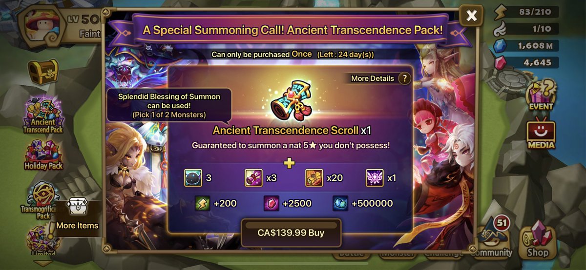 jmk420's tweet photo. ✨GIVEAWAY✨

ANCIENT TRANSCENDENCE PACK + Artamiel Gift Pack!! 

Partnered up with @Com2uS to giveaway @summonerswarapp merch! 

Follow + Like + Retweet. 

Picking winner on XMAS 11:59PM https://t.co/7ATH0vXvdJ