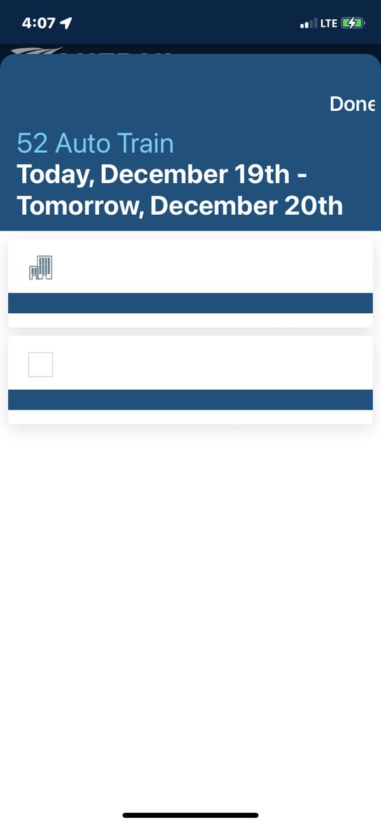 #amtrak this is what shows on your website as an update for your auto train to Lorton VA which is now at least 2 hours late #Improveyourservice #train-delay #usarail #dark-ages #whatstatus