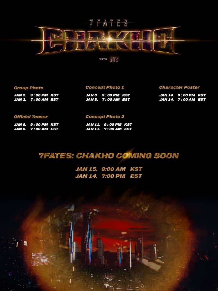 ampa_net's tweet photo. ㄴ[⏰HORARIOS]ㅡ @BTS_twt #7Fates_CHAKHO_HYBE

🔹️7FATES ha compartido el calendario promocional:

ㅡ Foto Grupal
02/01 9PM KST

•6AM 🇧🇿🇨🇷🇬🇹🇳🇮🇭🇳🇸🇻🇲🇽
•7AM 🇨🇴 🇵🇦 🇵🇪 🇪🇨🇨🇺
•8AM 🇧🇴🇻🇪🇵🇷🇩🇴
•9AM 🇧🇷🇺🇾🇦🇷🇨🇱🇵🇾
•2PM 🇪🇸 https://t.co/Rgdd4xfBIa