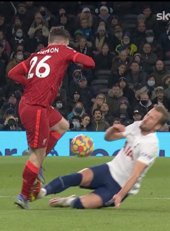 KieronLea's tweet photo. @HKane so your saying you won the ball and it was a strong tackle? If @andrewrobertso5 foot is fully on the ground you snap his ankle and a yellow is fair???? @SkySports @LFC https://t.co/lvSzHpVFEg