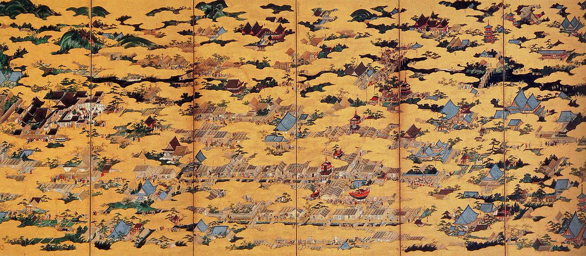 JapanTraCul's tweet image. Views In And Around The City Of Kyoto, by Kanō Eitoku (1543-1590)

masterpiece-of-japanese-culture.com/paintings/view…

#kanoschool