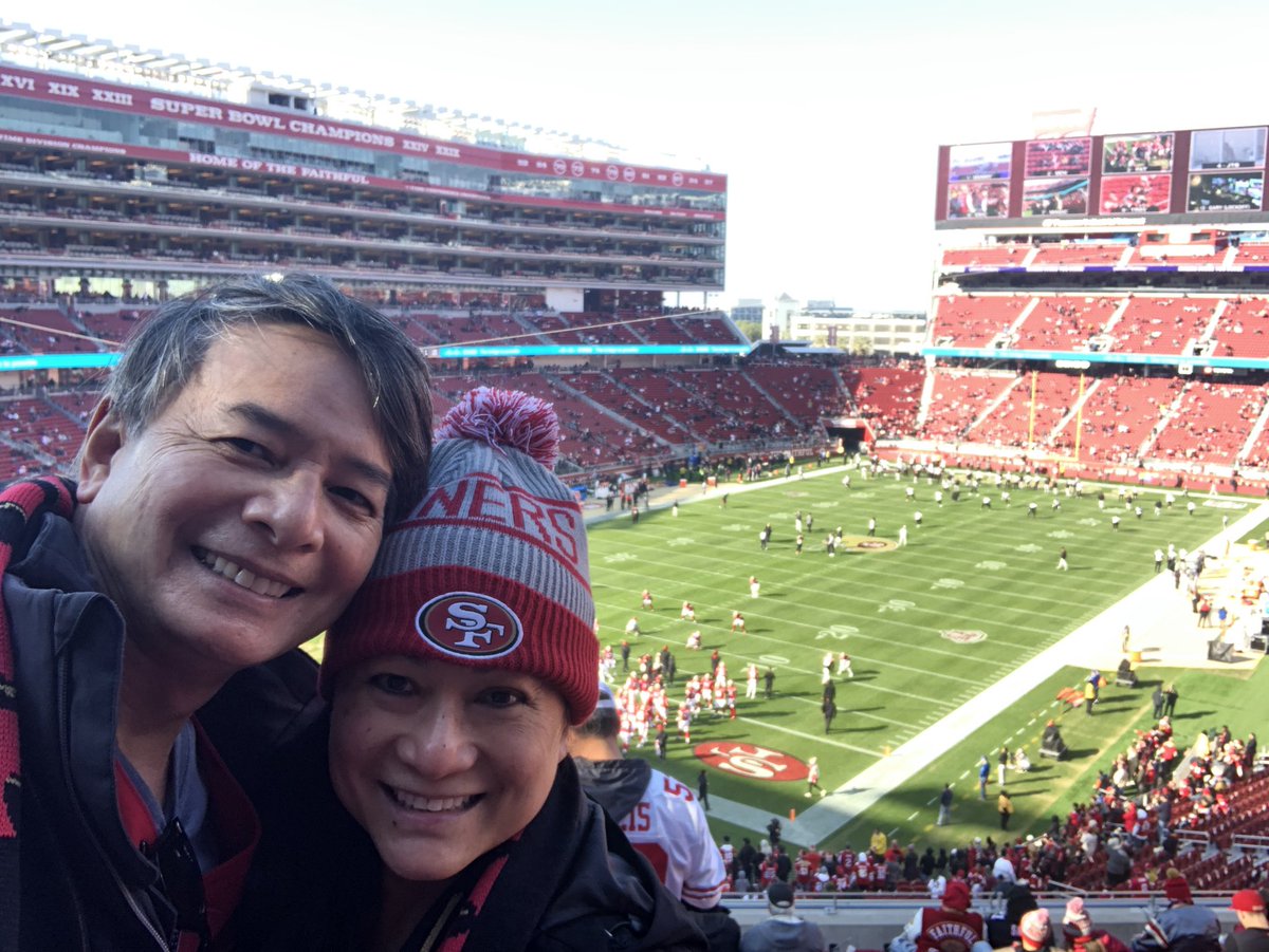 FaulveMaria's tweet photo. Let’s go Niners! @49ers @49ersCommunity #49erGameDay #LetsGoNiners #49erFaithfuls #SFNiners #FaithfulToTheBay https://t.co/rKEjbj1jYc