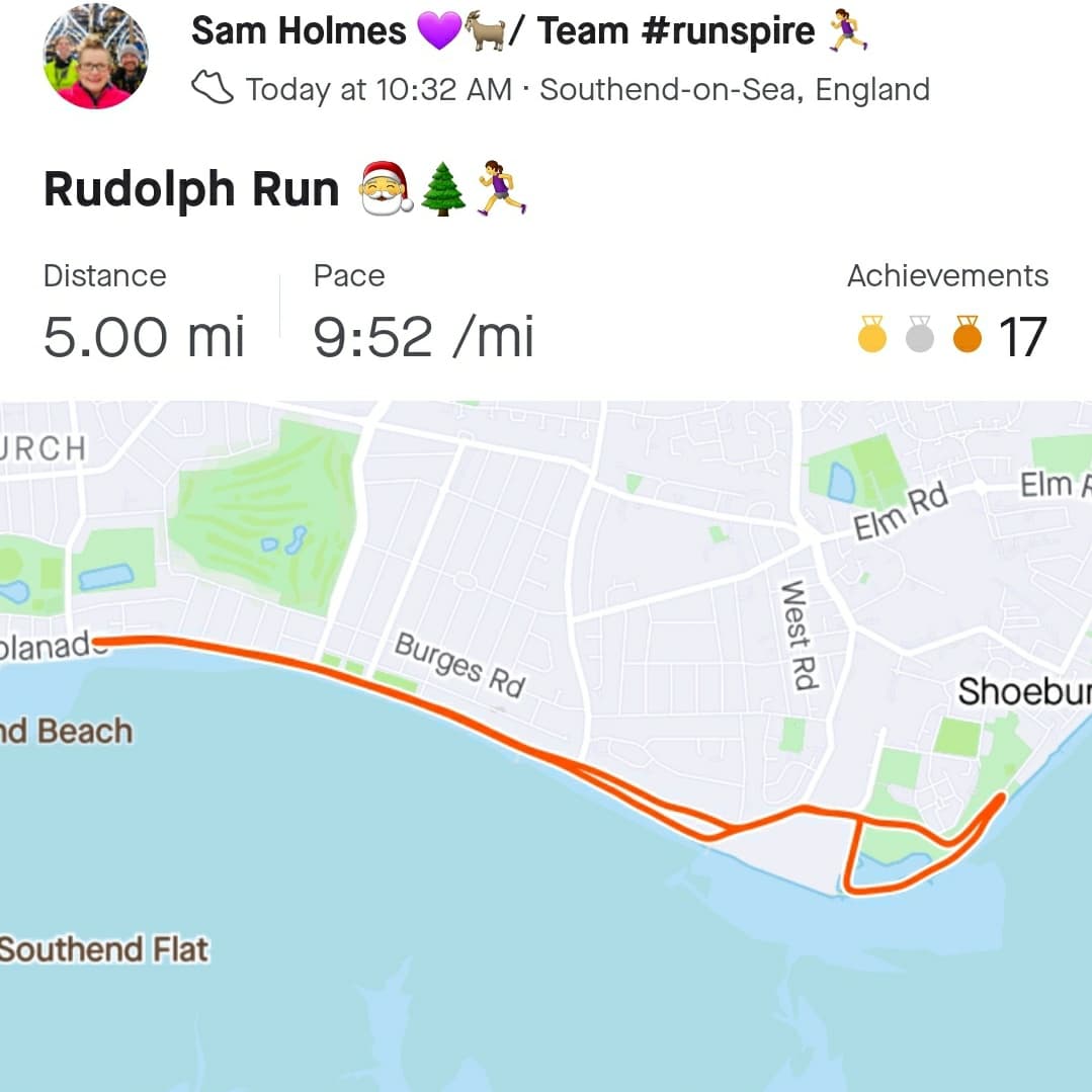 SamHolm19460171's tweet photo. Awesome Morning taking part in the @niceworkrun Rudolph Run in Southend 🎅🌲🏃‍♀️🏅👍
#RunFitCrew #activeessex #FindYourActive #Wevegotthis #brooksrunninguk #thisgirlcan #thisgirlcanrun https://t.co/fdtAjzPg7L