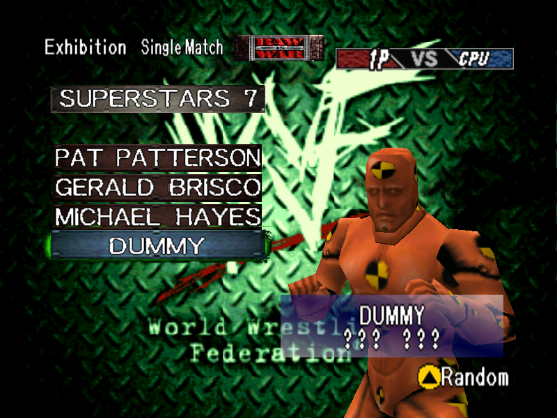 TheKWG64's tweet photo. Ever wanted to play with the characters you're not meant to? Well, now you can!
Both the Dummy and Ryan Shamrock/Godfather's Hos are available from the start. #AKI #N64 #WM2K #RomHacked https://t.co/drIu1IYe76