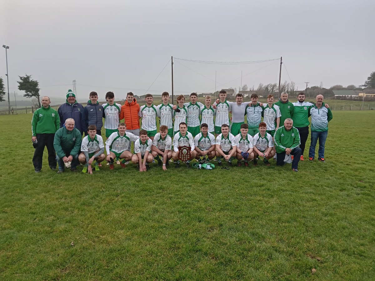 U21 Football Shield Final FT
Wolfe Tones 2-8(14)
Killimer/Kilrush 1-10(13)
Great comeback  from being 4 points down at half time.
Well done lads and management, great win today. Brilliant 
👏 👏 👏 👏 👏 👏