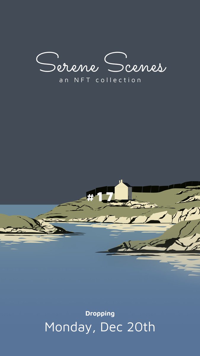 And another exciting artwork one coming up!

Who would like to live in that house in peace and quiet?

#landscape #nftart