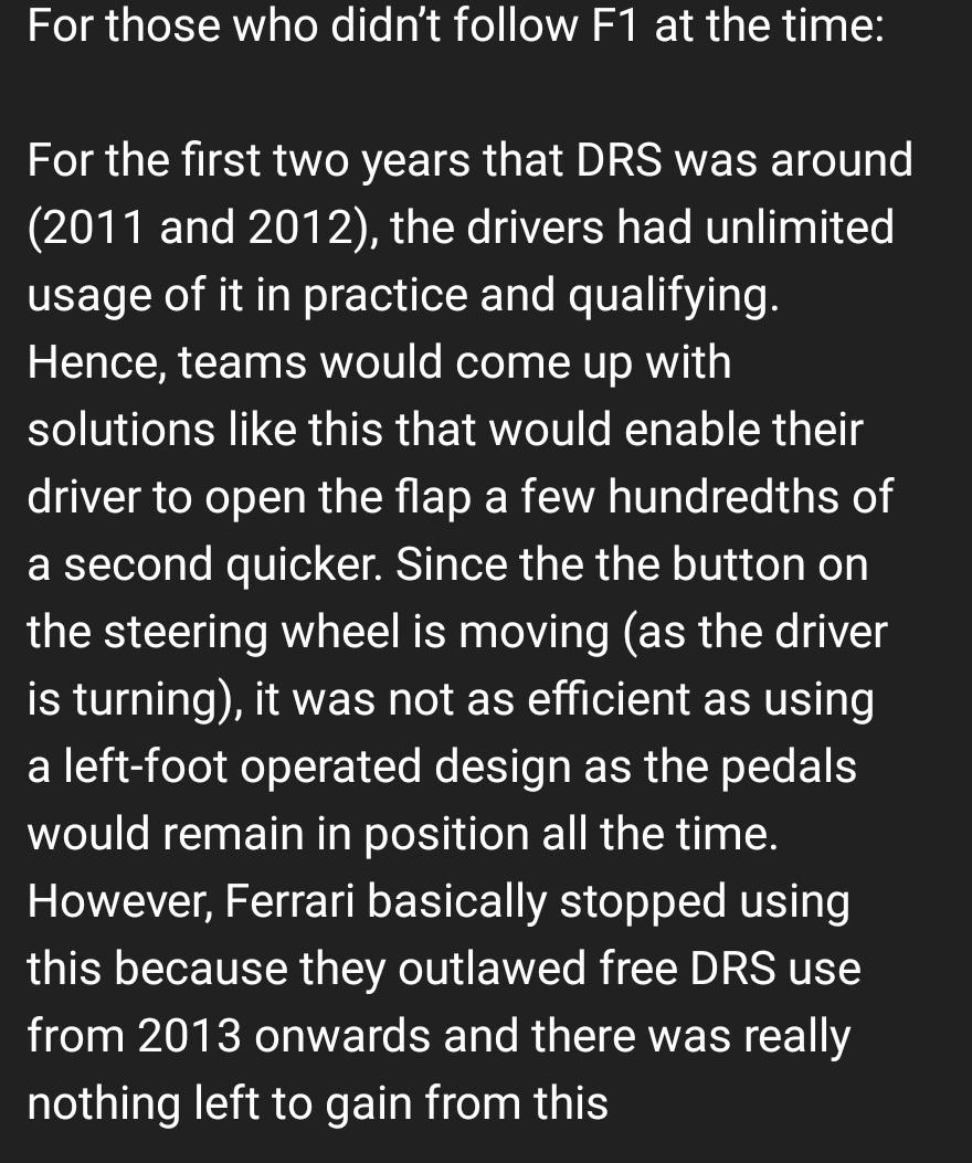 SuperMaxB's tweet photo. Interesting
https://t.co/tVckyalKOS
#F1 #F1explained #Ferrari https://t.co/ETIC91Z6dV
