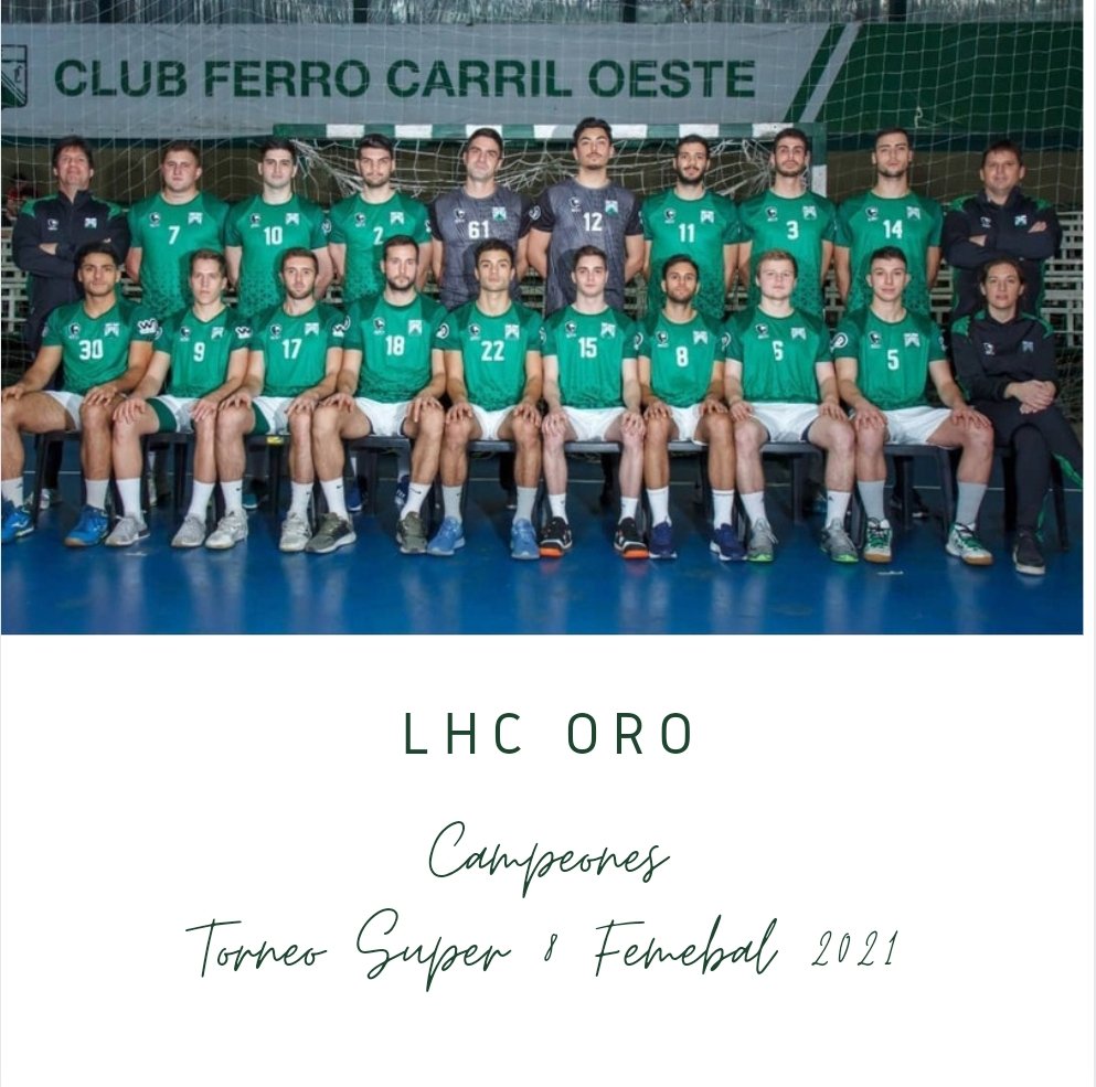 FCOhandball's tweet photo. LHC ORO CAMPEONES !!!!
Qué locura más linda... Dale dale dale dale oé! Hay fiesta en casa 🎉💚 Felicitaciones equipo y CT!!! 
@DuhauMartin
#fcohandball
@ferrooficial
@deportesferro 
@femebal https://t.co/z9mToYzo1c