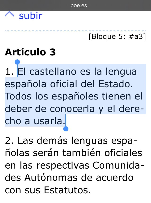 Thelawthetrue's tweet photo. @EstebanNavarroS Oficialmente es el castellano, según la Constitución. Sin embargo se usa internacionalmente el término “español”, pues es el que engloba a todos los hablantes de la lengua española en todo el mundo. La #Fundeu recomienda este último por carecer de ambigüedad. Yo uso ambos. https://t.co/isFVrR1MGC