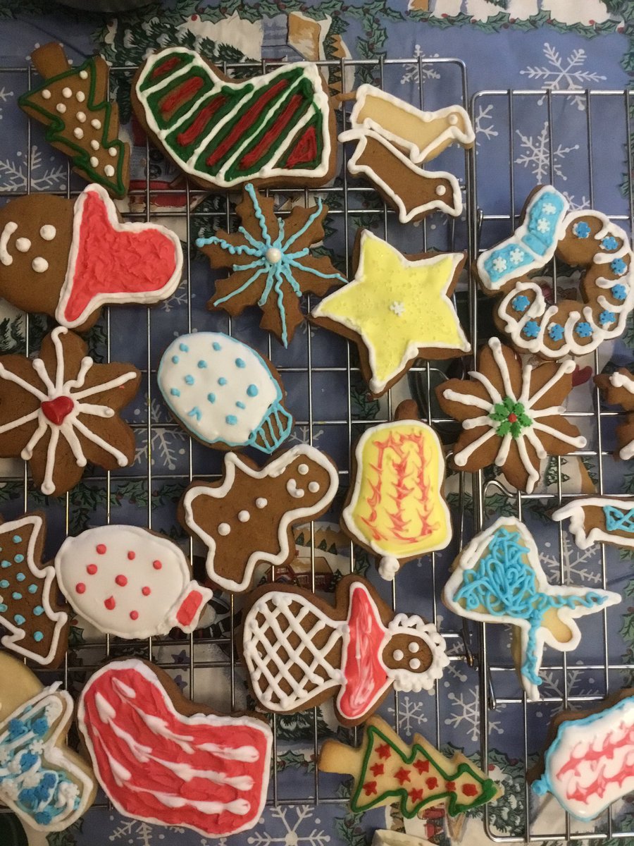 Christmas cookie decorating day!