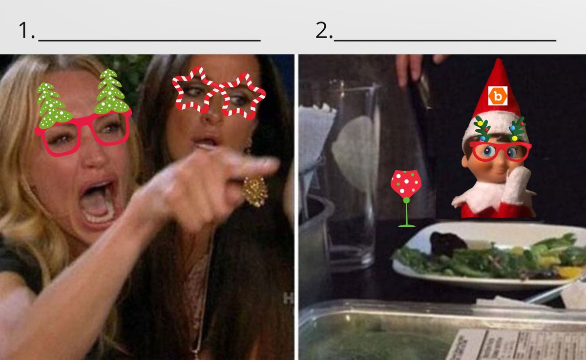 Bugcrowd's tweet photo. #hackerz4theholidayz day 2! 
You know what to do! 👇 👇 👇 

🧡 Like 
🔁 Share
💭 Fill in the blanks 

Complete the tasks above for a chance to win a BC shirt, eLFI's choosing 10 random winners! 👕 https://t.co/W22dr5Veaq