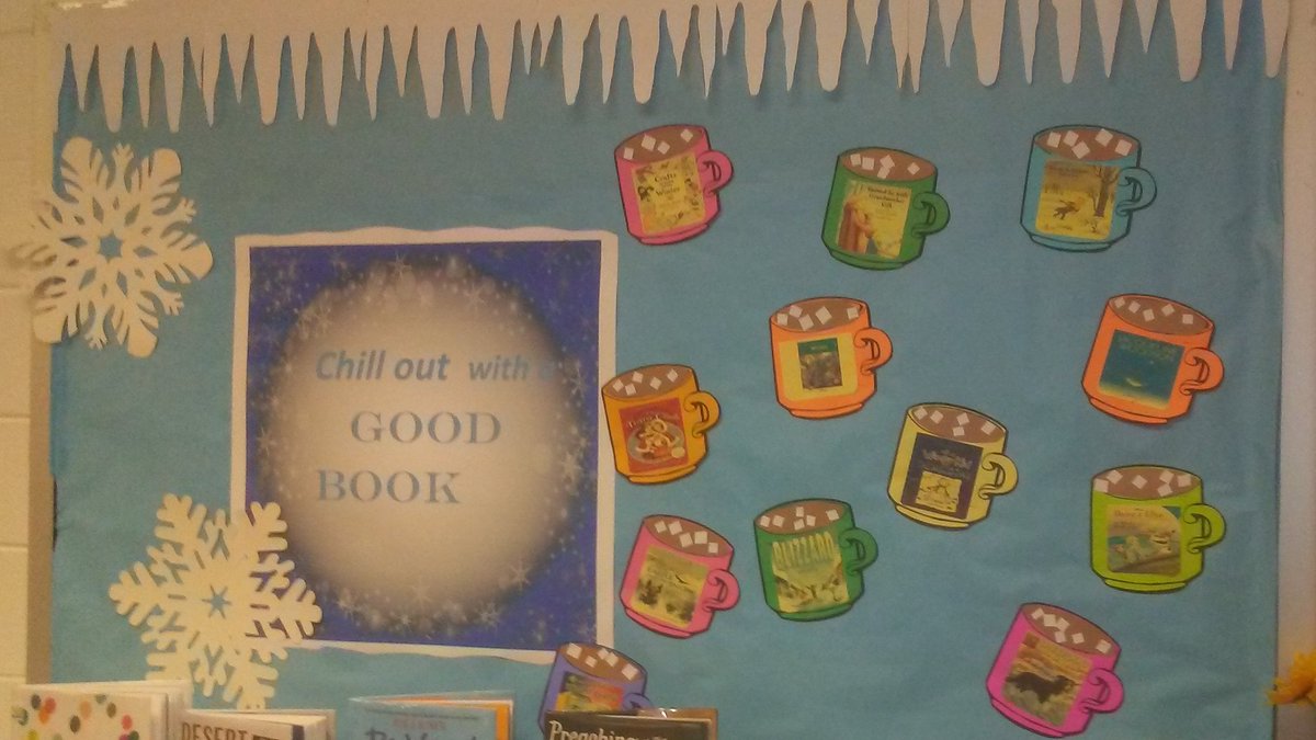 WormleyMary's tweet photo. NCC ES Media Center's bulletin boards this month!  
@nccbulldogmedia, @1heyalright, @MCPSSLMP https://t.co/Y8lqWCz1qb