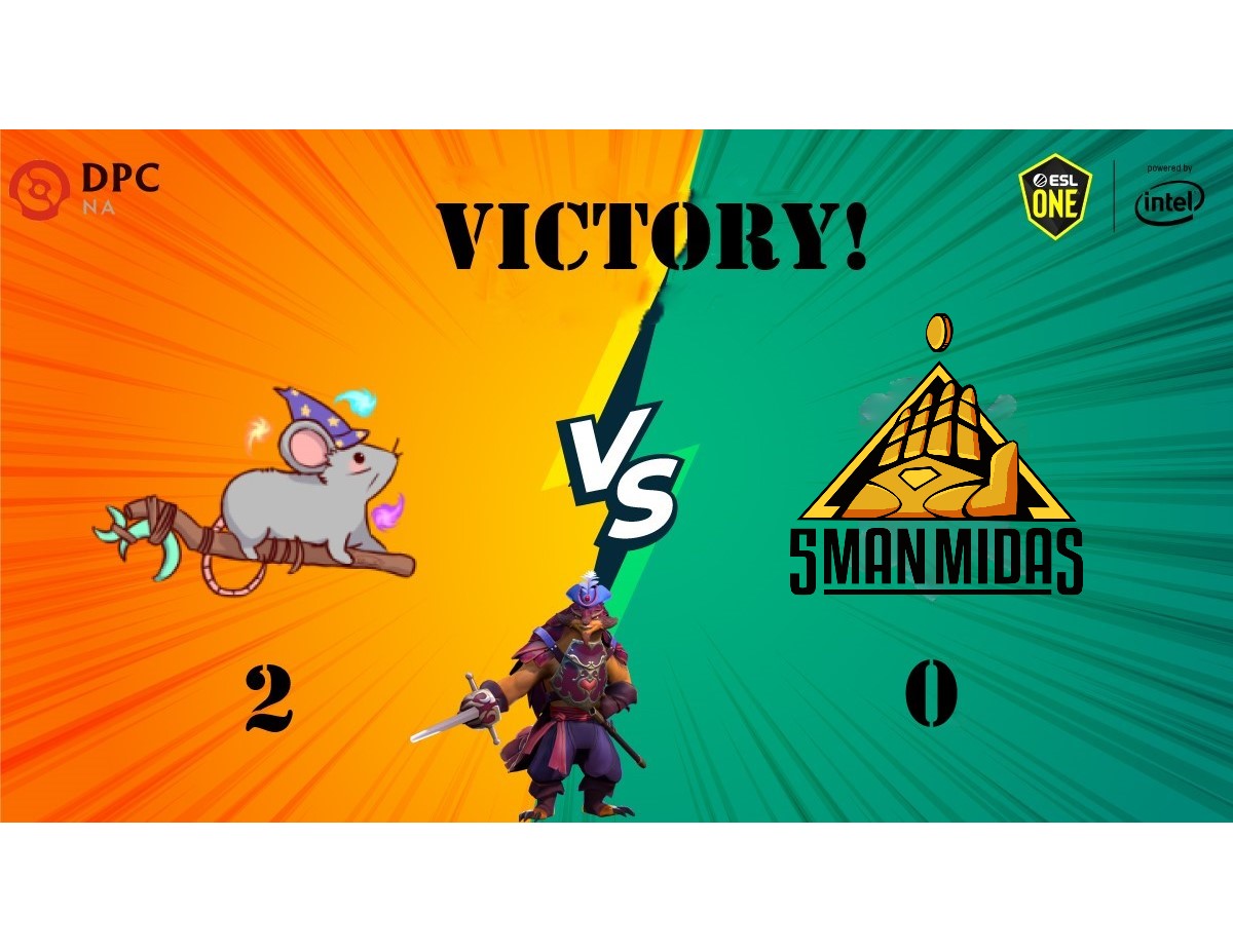 GG to <a href="/5_midas/">5ManMidas</a> as we take the 2-0 and improve to 3-1 on the season! <a href="/ESLDota2/">ESL Dota2</a> <a href="/NADPCLeague/">NA DPC League</a>