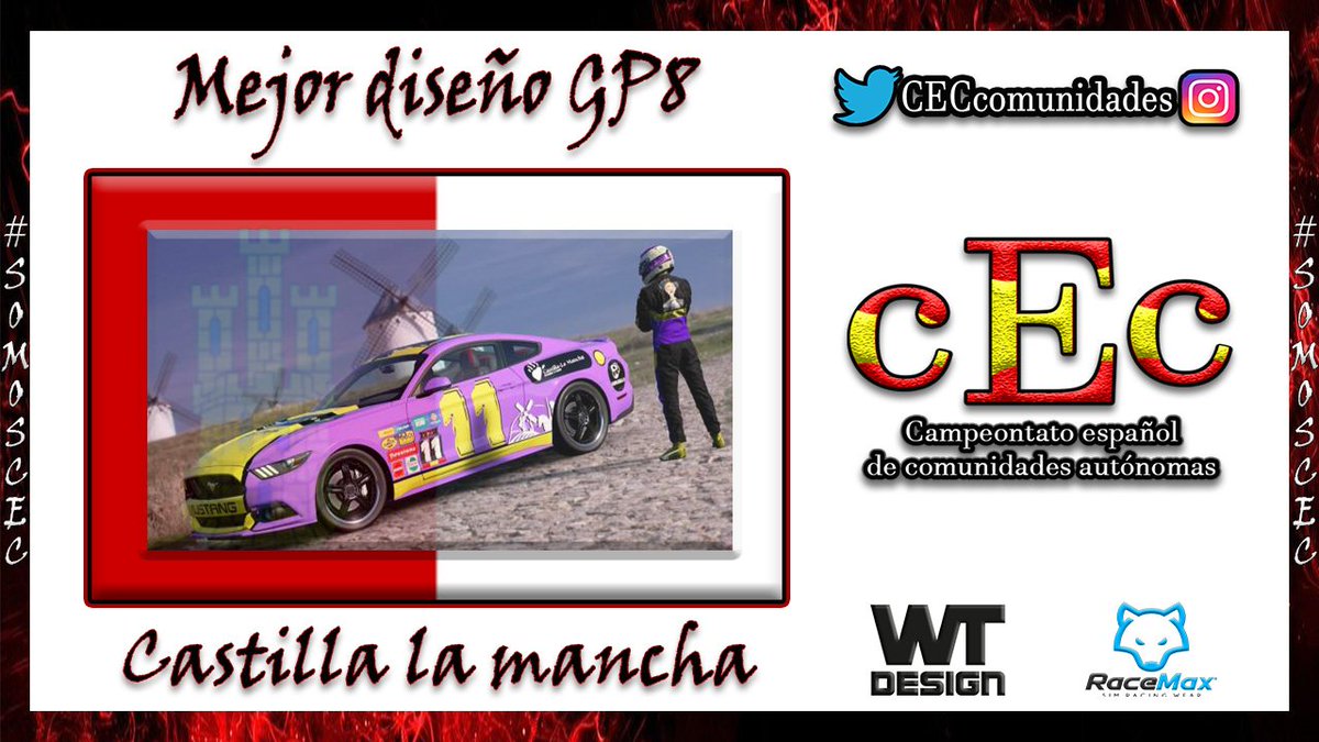 CECcomunidades's tweet photo. Mejor diseño GP8 es el de Castilla la Mancha.

Diseño hecho por @DSR_FilonKKer

@SeleccionCLMgts

#SOMOSCEC #CECDISEÑOS https://t.co/rTQ0aUxK2K