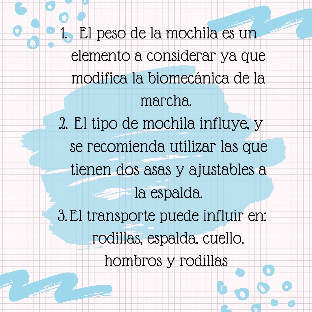 EducacioF's tweet photo. Hoy os traemos un nuevo post que seguro que os sentís identificados! Desde pequeños, cuántas veces os ha dolido la espalda de llevar la mochila?
Por esta razón, os dejamos varias recomendaciones!
Esperemos que os guste, salud! https://t.co/EU8afdZWBh