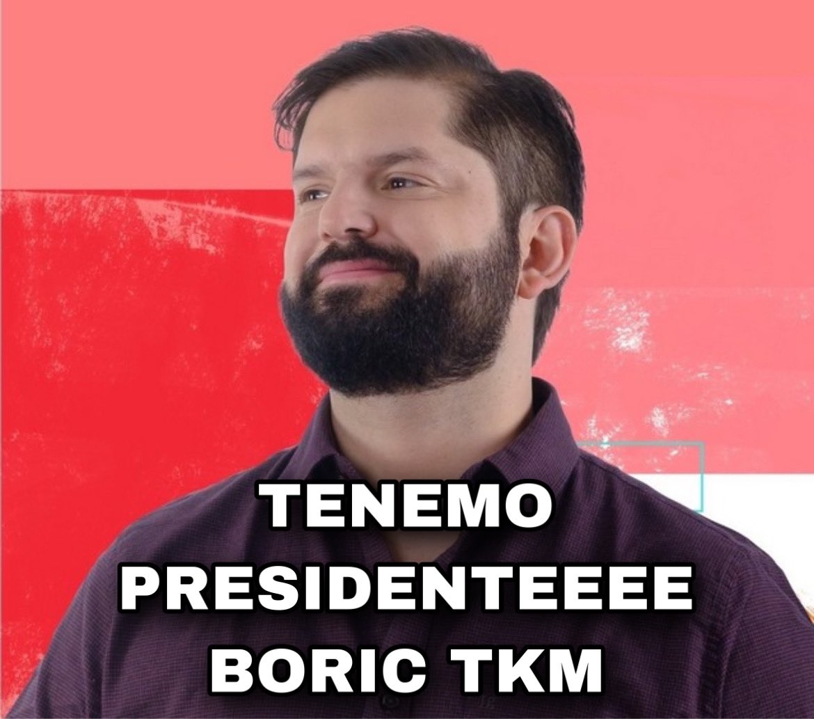 tia_marak's tweet photo. BORIC ES NUESTRO PRESIDENTE🇨🇱  @gabrielboric 🌳💖 GRACIAS TE AMO GRACIAS POR TODO. POR UNOS CUATRO AÑOS DE PURA ALEGRÍA https://t.co/WHTdx6JcF5