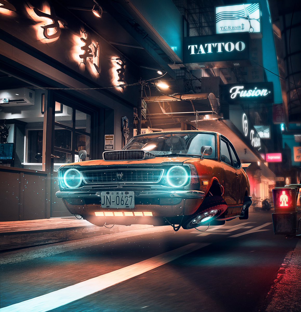 <a href="/twioux0627/">Twioux.0627</a> presents “Airborne Auto” a gorgeous piece apart of his UPCOMING #NFT collection “Welcome to Cybertown” 

🚨Dropping on Wed, Dec 22
✨Exclusively on <a href="/cryptocomnft/">Crypto.com NFT</a> 

🔗 crypto.com/nft/drops-even…

#nftdrop #nftart #nftcollector #cro