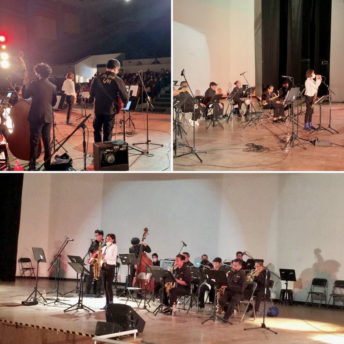 fchiguil's tweet photo. Felicito a la #BigBand de @TuAlcaldiaGAM por su participación en el encuentro de Ensambles y Orquestas Comunitarias de #CDMX. https://t.co/kkoXrxL4eY