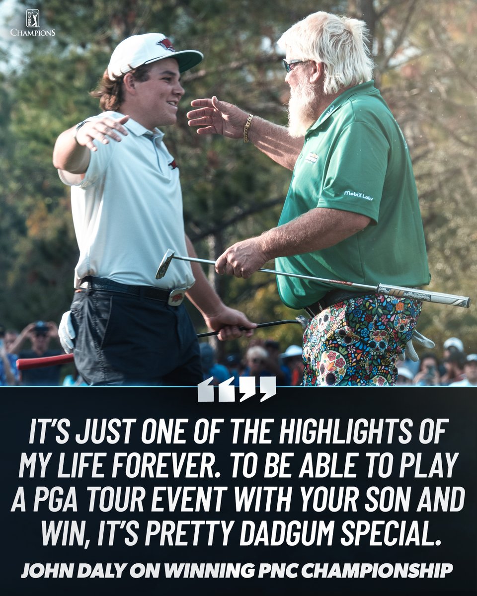 A memory to last a lifetime for <a href="/PGA_JohnDaly/">John Daly</a>. ❤️
