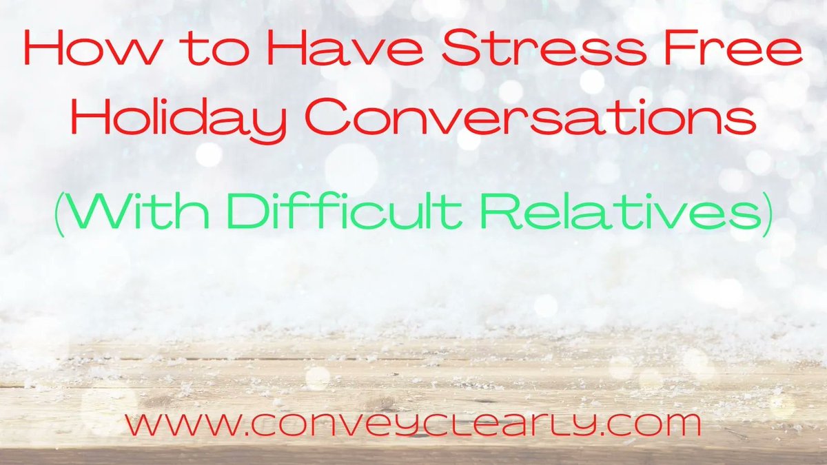 If you love Chevy Chase in Christmas Vacation, you'll love this article on how to have stress free holiday conversations with difficult relatives. 

conveyclearly.com/2015/12/15/str…

<a href="/conveyclearly/">Ita M. Olsen, MA CCC/SLP</a>

   #speechtraining #presentations #communicationskills #speakbetter #holidays