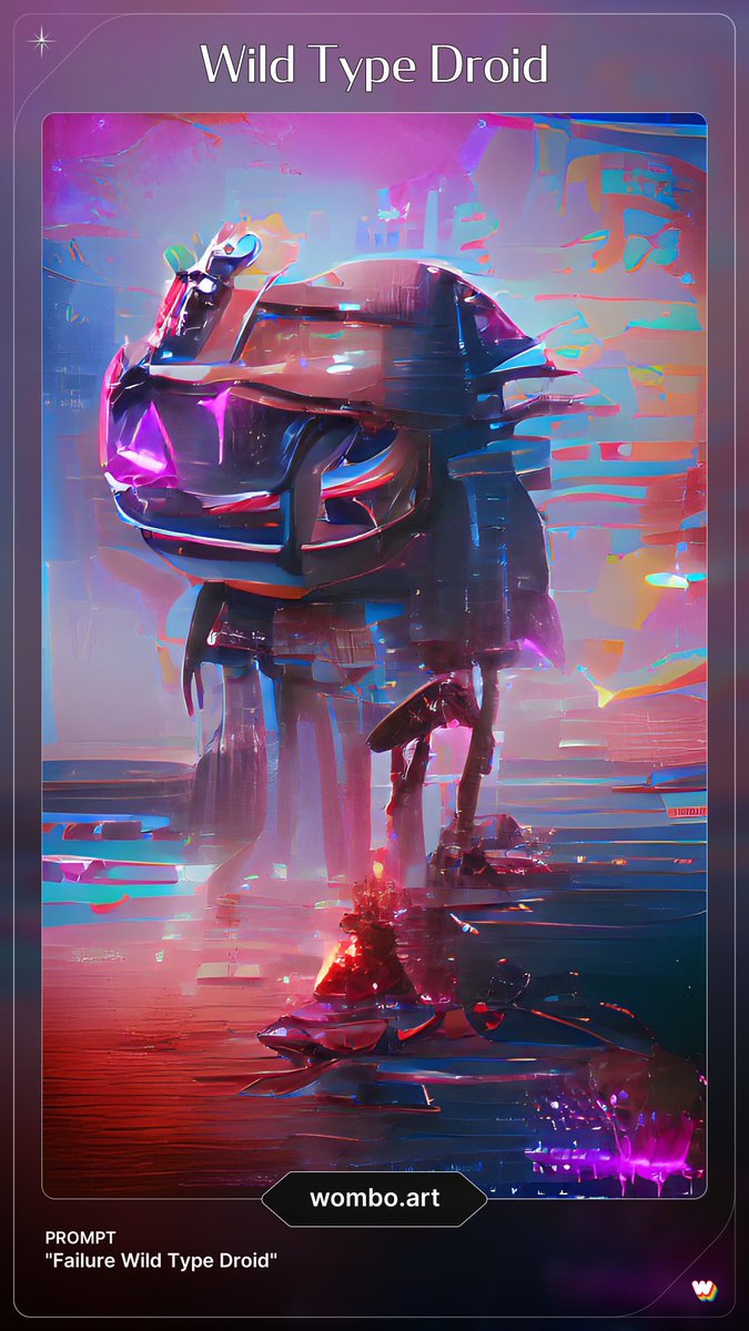 ThanosSmirked's tweet photo. Can’t stop listening to #WildTypeDroid by @Failure. Love what the AI came up with here.
#art #AIart #doommetal #doom #stonerrock @WOMBO #womboart https://t.co/AL2fiPE3V8