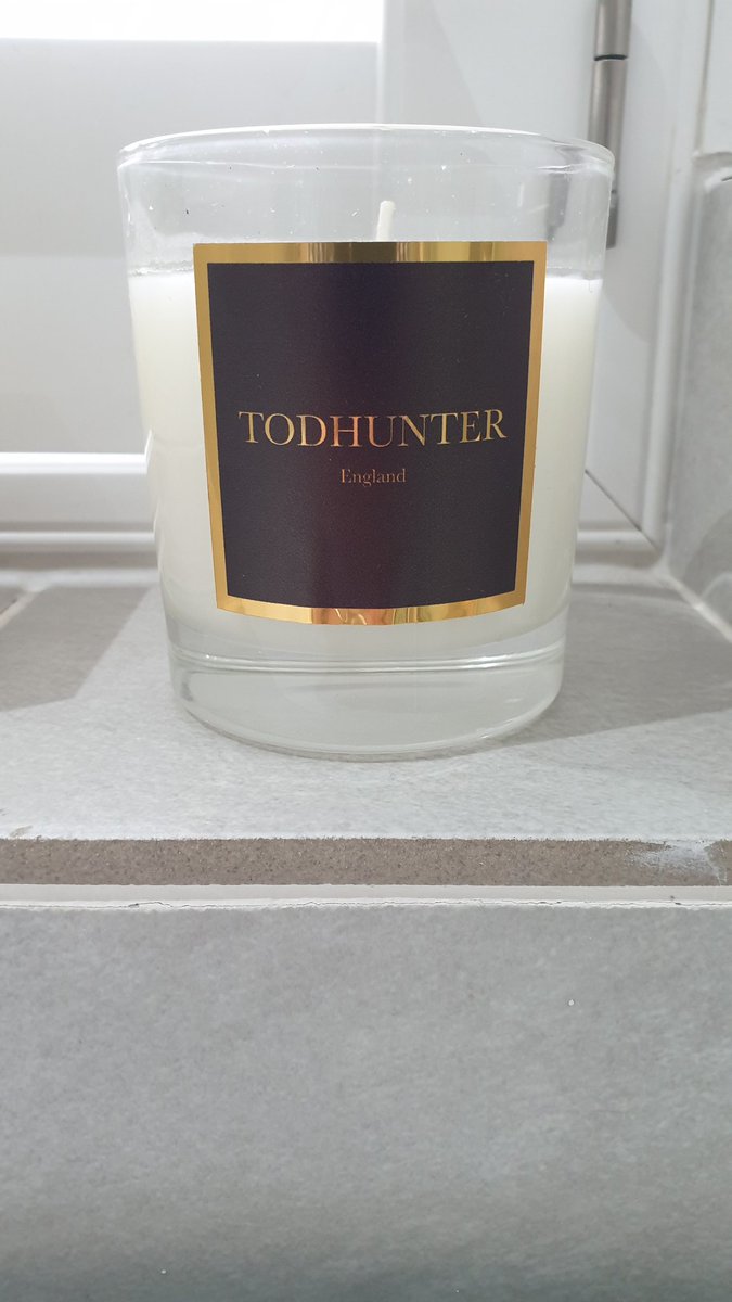 duncanwilkinson's tweet photo. I thought you might appreciate our new bathroom candle @RealBobMortimer https://t.co/h1BU22Y9bI